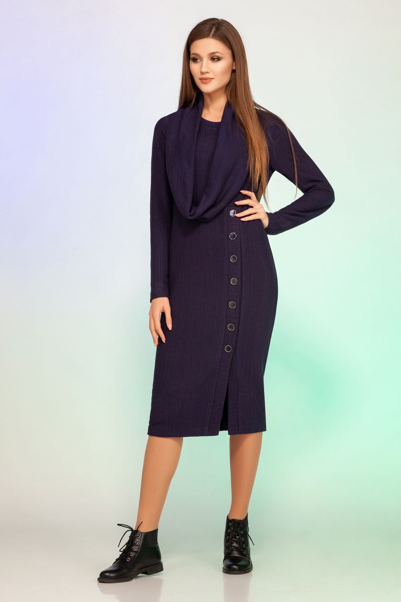 Платья Vitol Fashion В-1000 синий