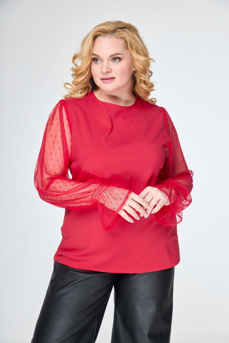 Блузы Anelli 1768 алая_роза