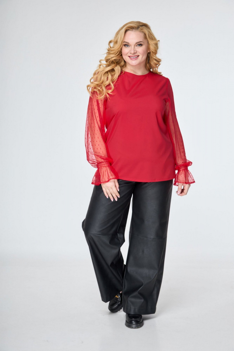 Блузы Anelli 1768 алая_роза