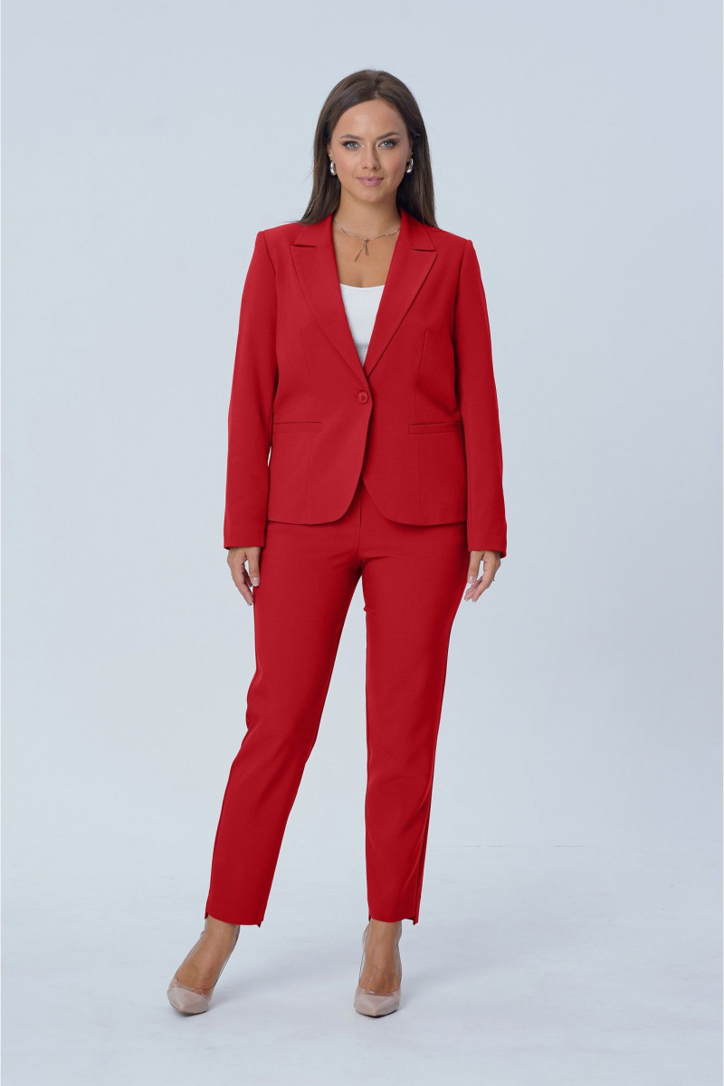 Брючный костюм Vilena 1003 красный