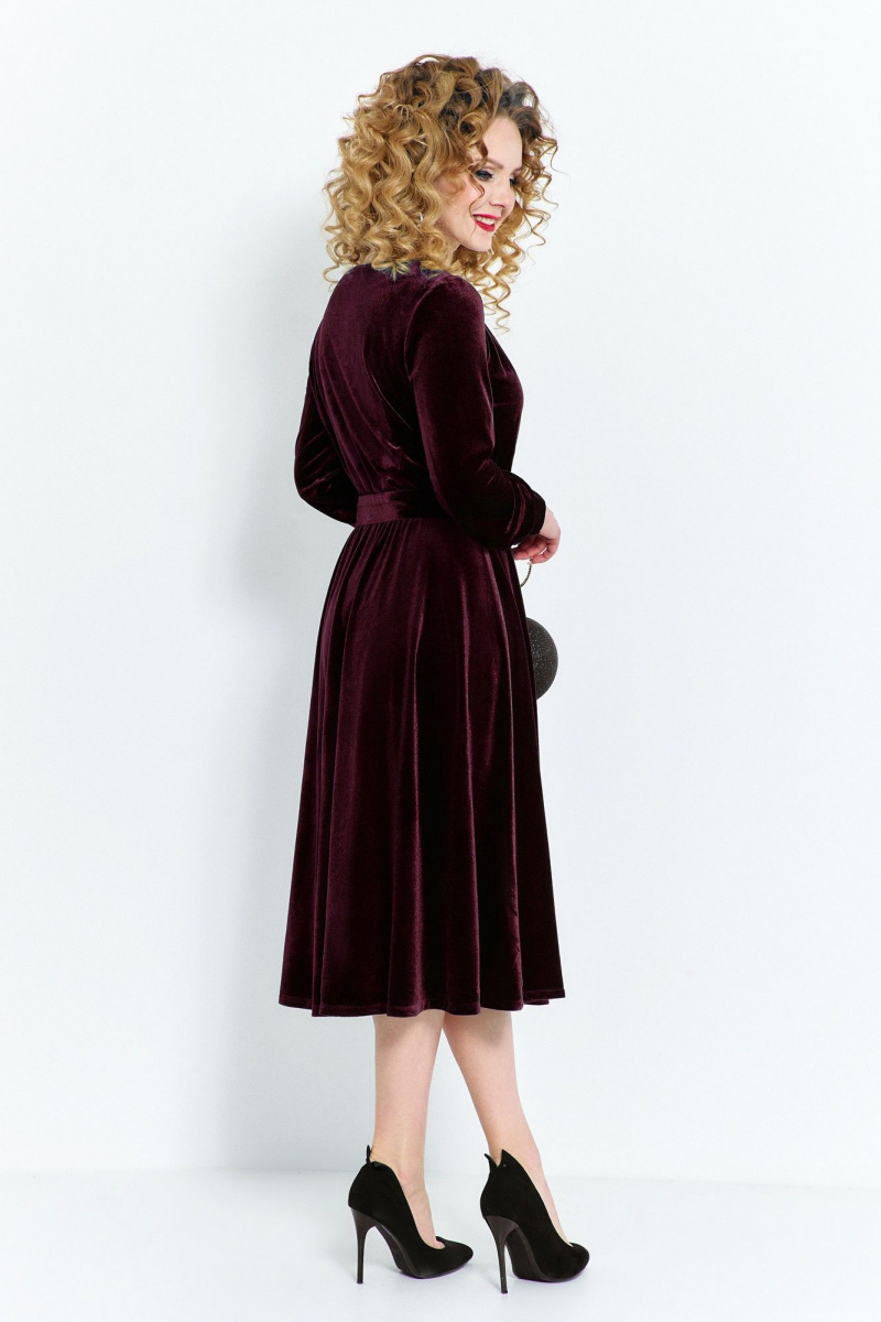 Платья Euromoda 492 вишневый