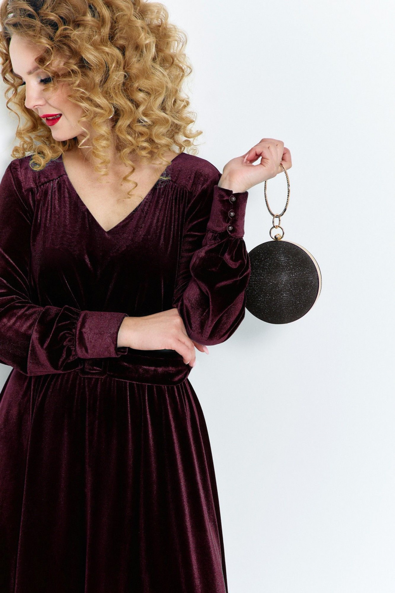 Платья Euromoda 492 вишневый