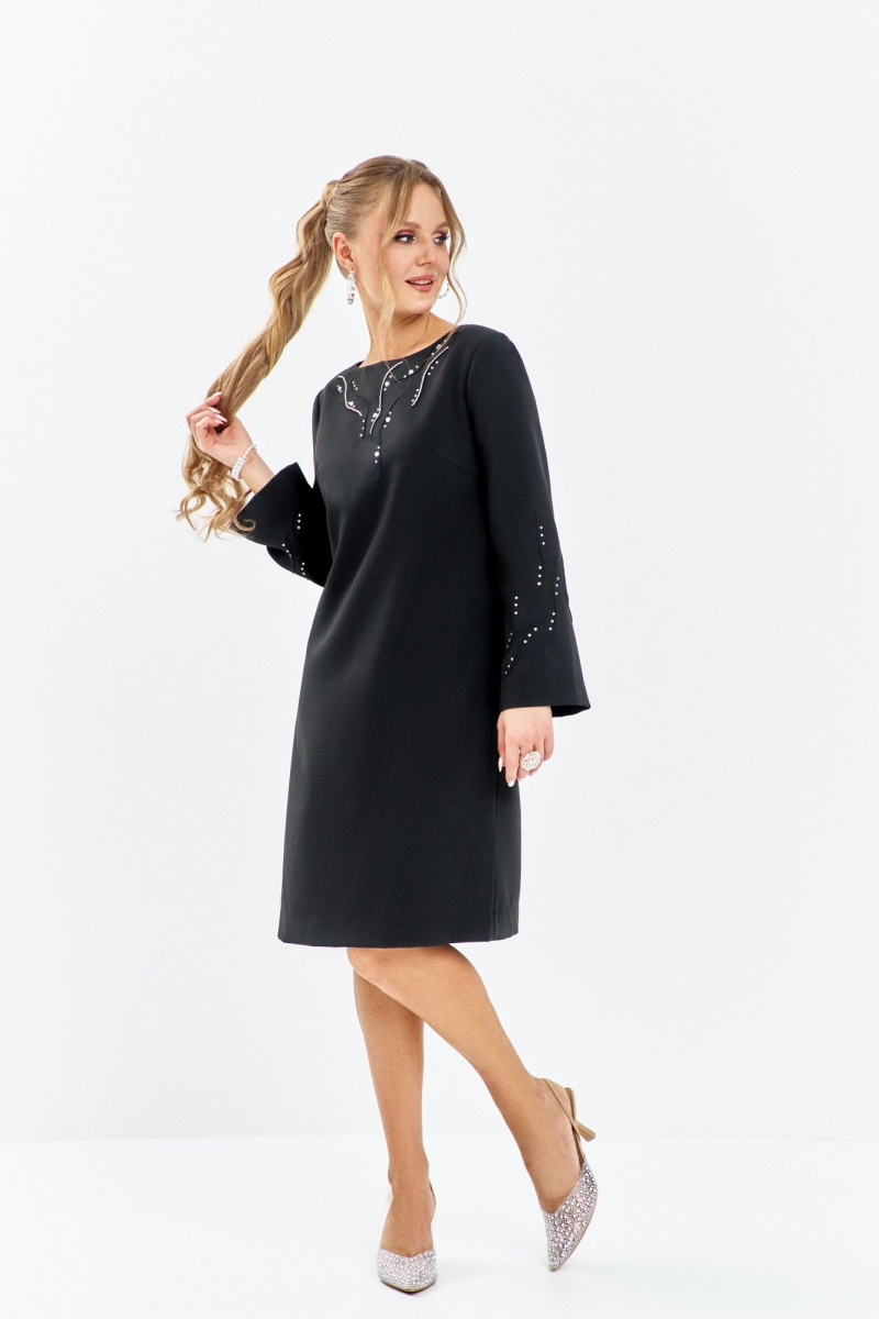 Платья Euromoda 658 черный