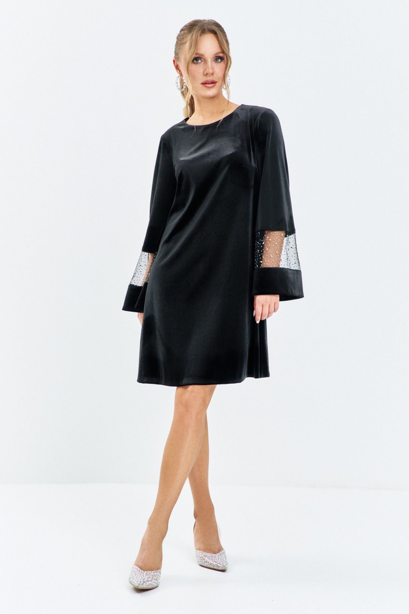 Платья Euromoda 659 черный