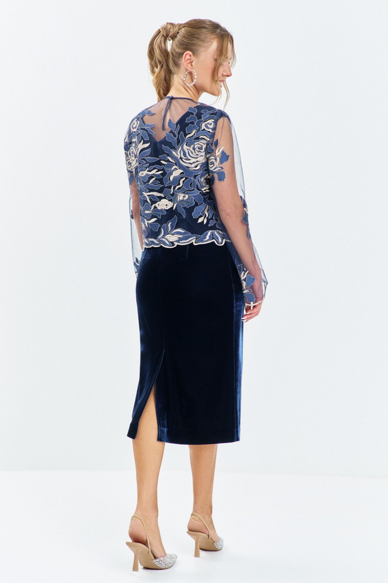 Плательный комплект Euromoda 660 синий