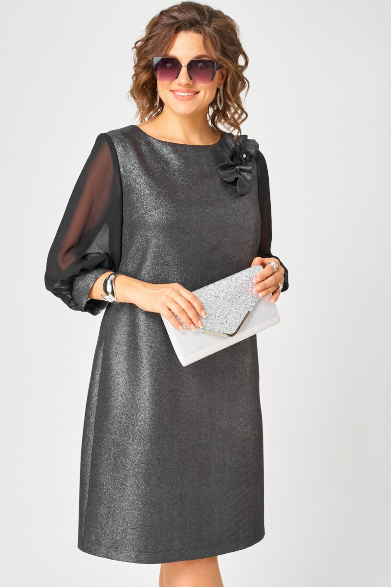 Платья EVA GRANT 7310D графит