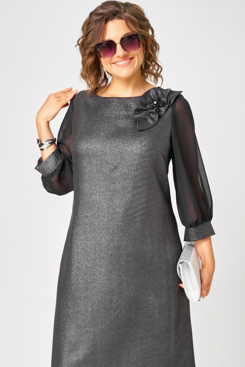 Платья EVA GRANT 7310D графит
