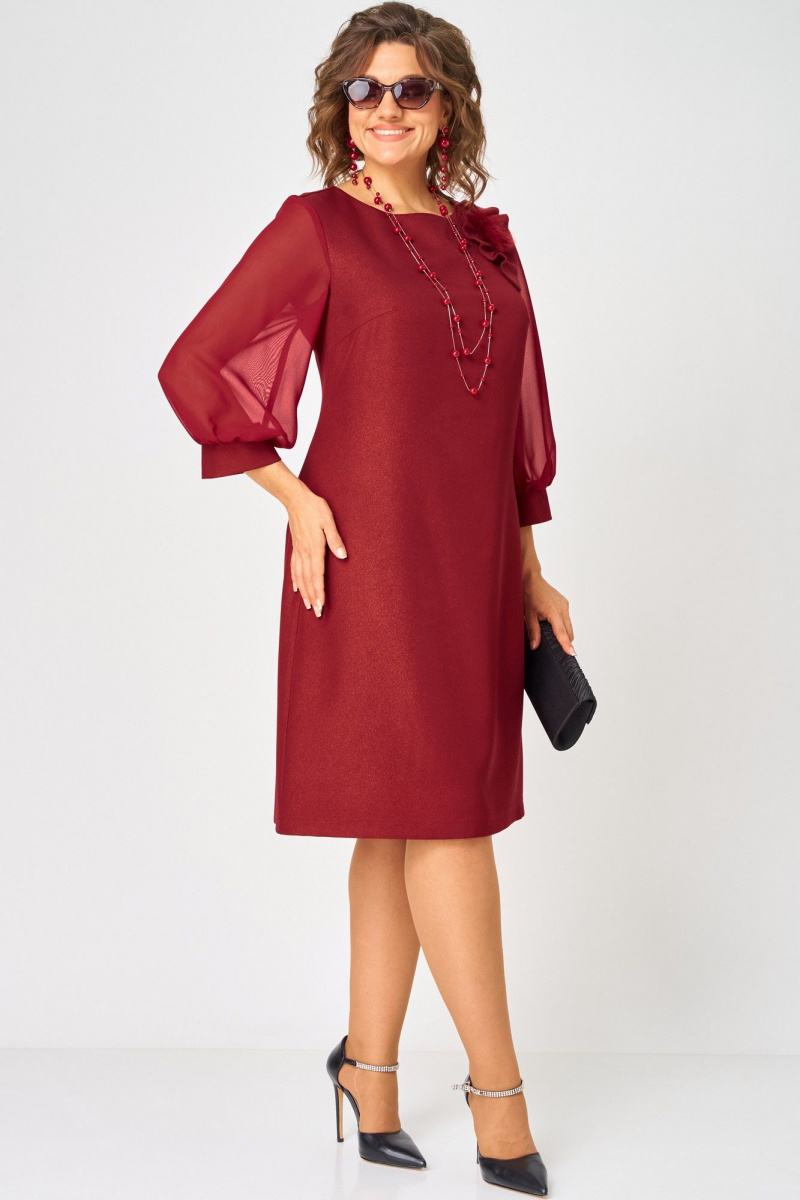 Платья EVA GRANT 7310D красный