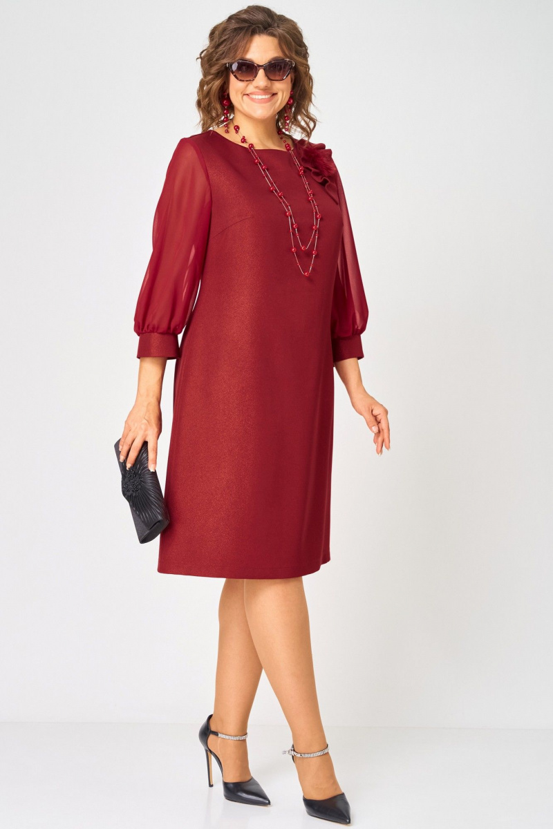 Платья EVA GRANT 7310D красный