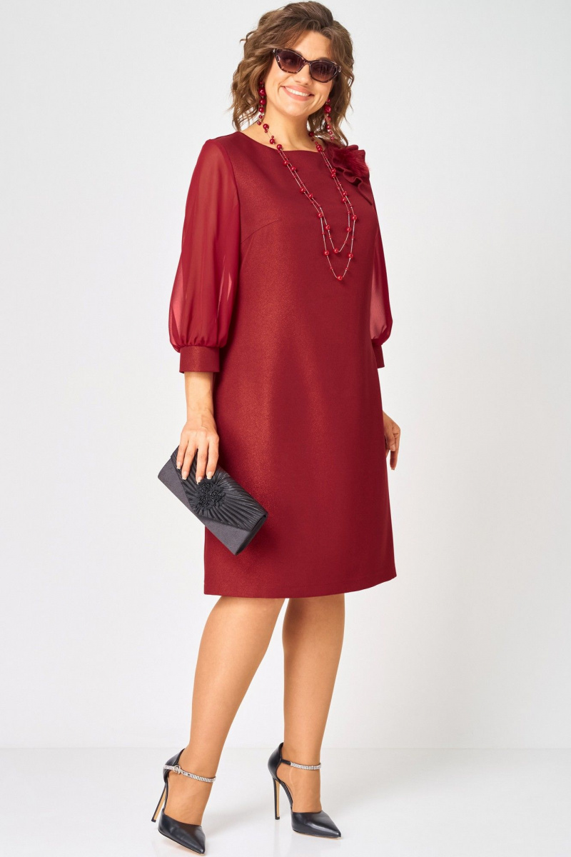 Платья EVA GRANT 7310D красный