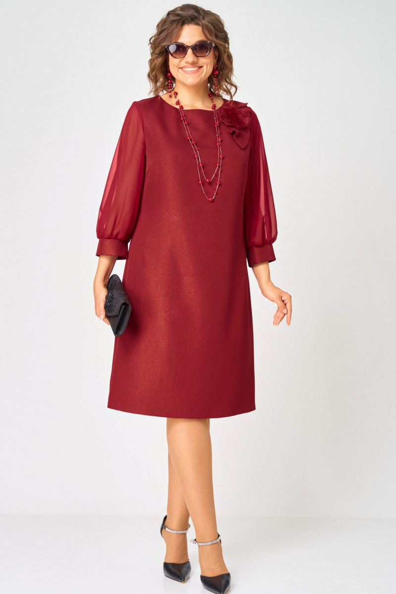 Платья EVA GRANT 7310D красный