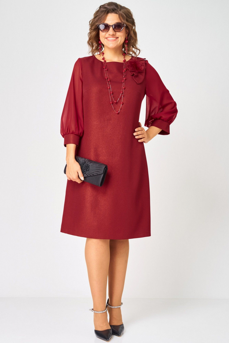 Платья EVA GRANT 7310D красный