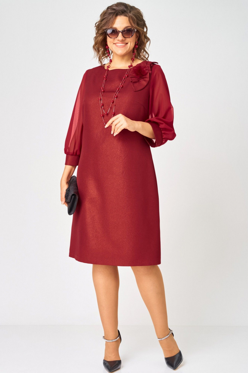 Платья EVA GRANT 7310D красный