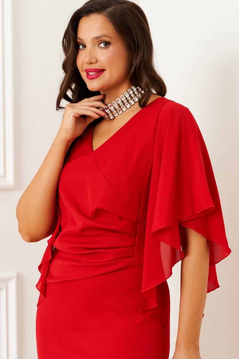 Платья Beautiful&Free 6384 красный