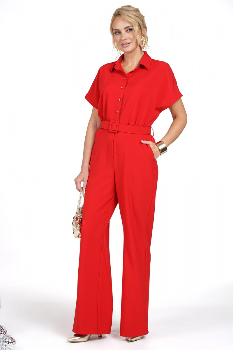 Женский комбинезон Alani Collection 2470 красный