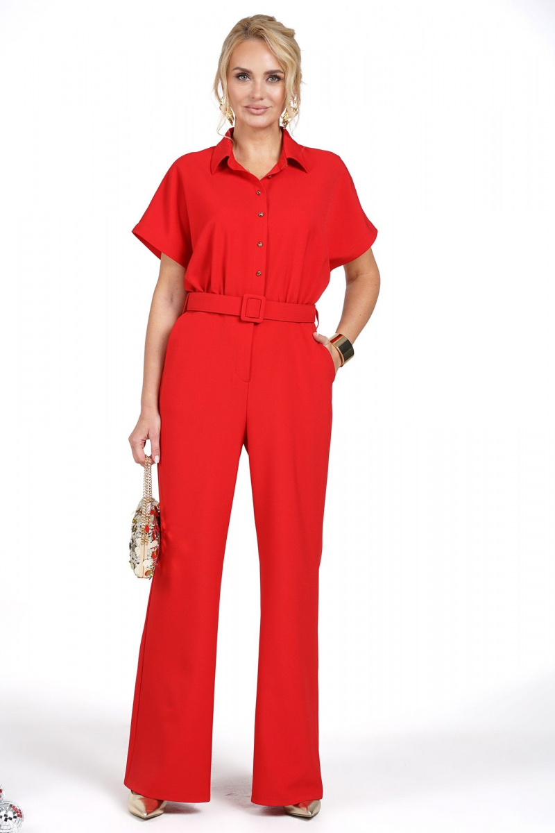 Женский комбинезон Alani Collection 2470 красный