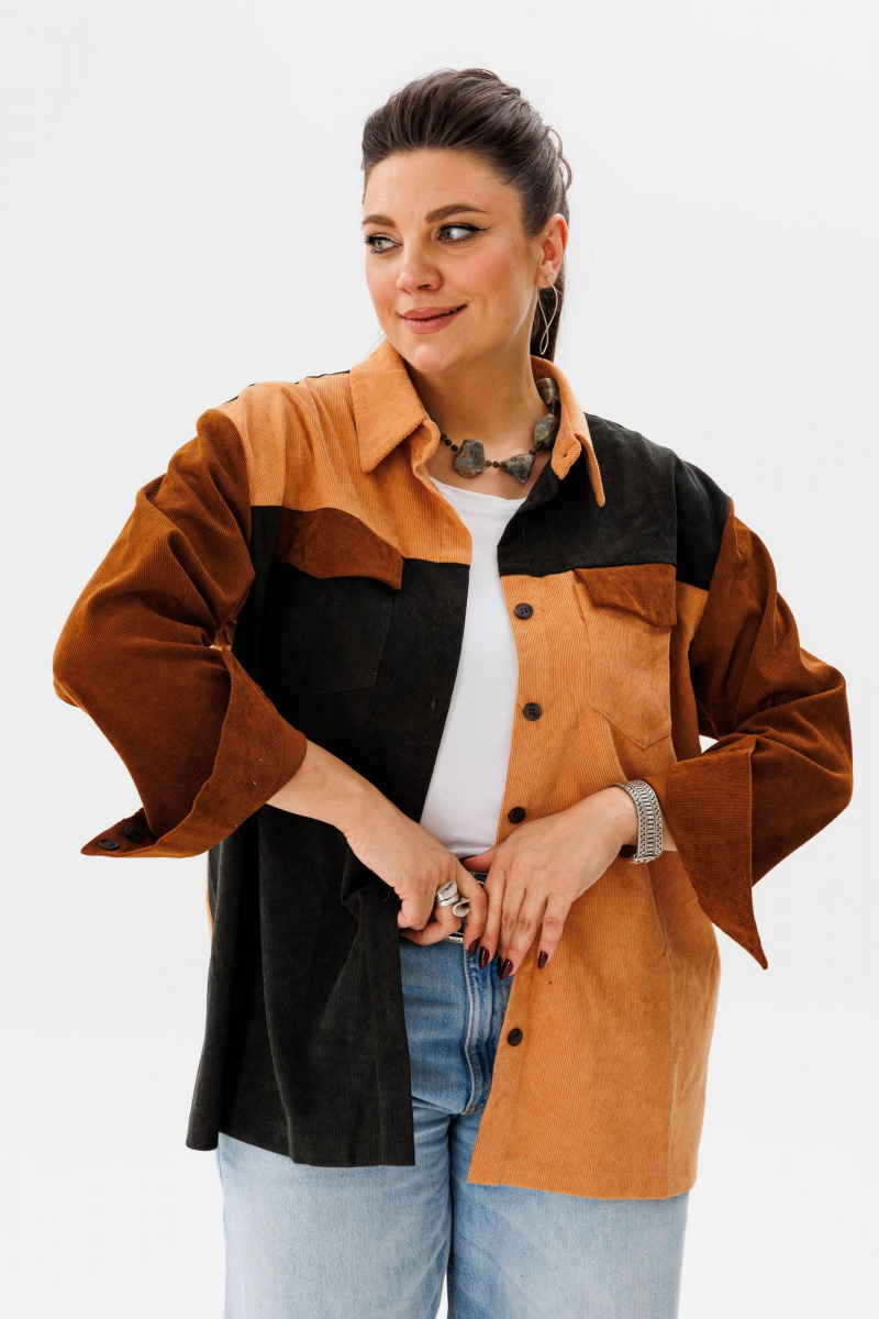 Рубашки Anelli 1748 оттенки_карамели