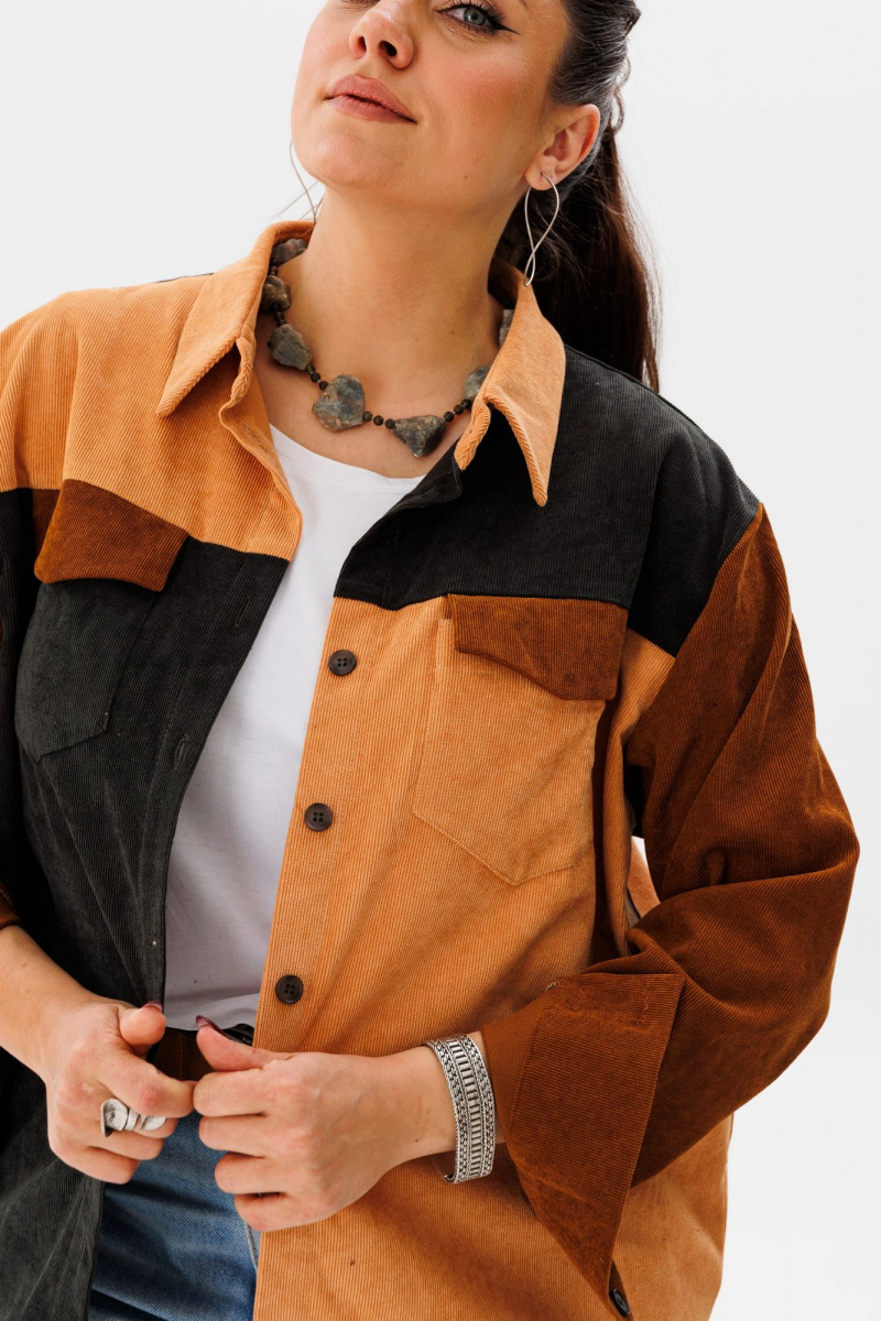 Рубашки Anelli 1748 оттенки_карамели