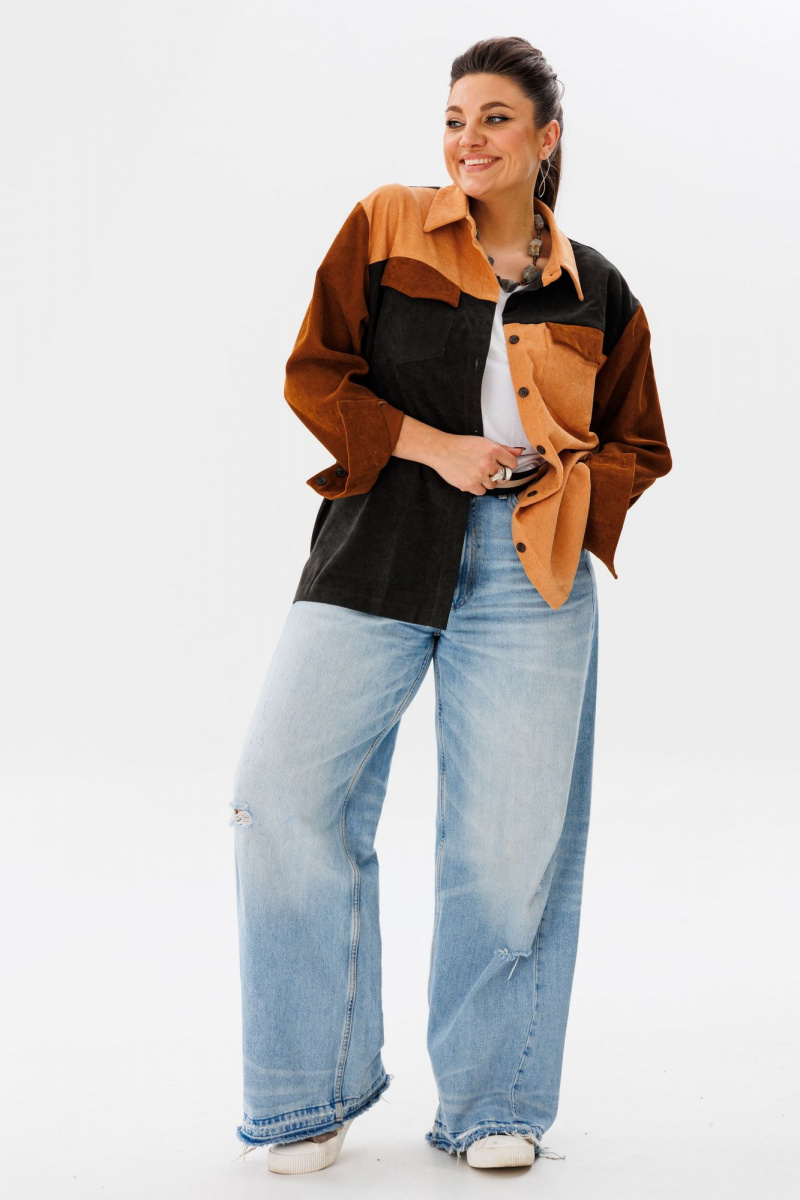 Рубашки Anelli 1748 оттенки_карамели