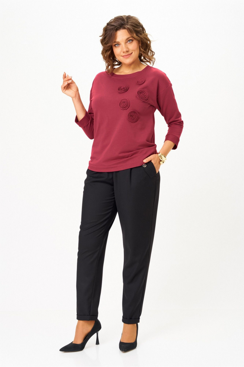 Джемперы Rumoda 2268 бордовый