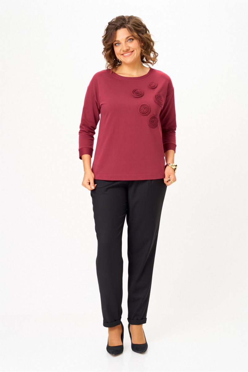 Джемперы Rumoda 2268 бордовый