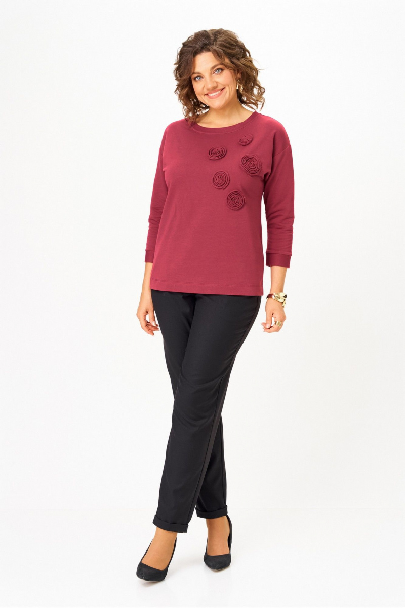 Джемперы Rumoda 2268 бордовый