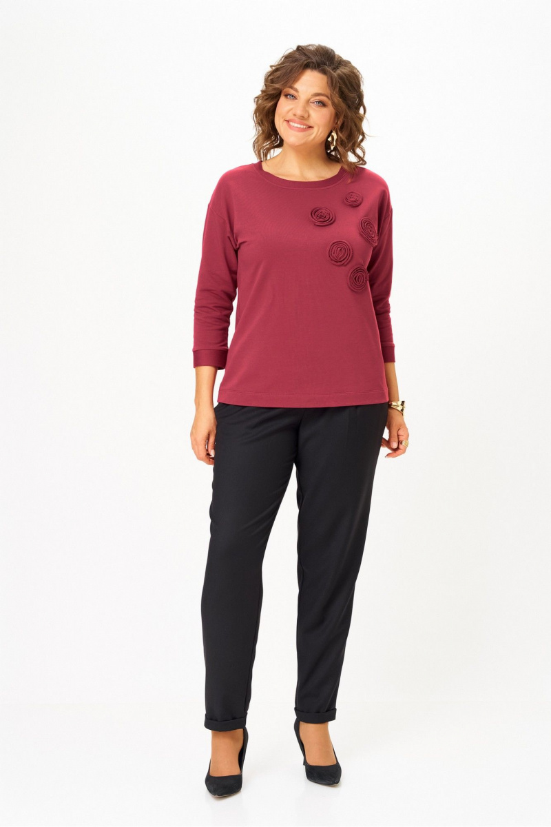 Джемперы Rumoda 2268 бордовый