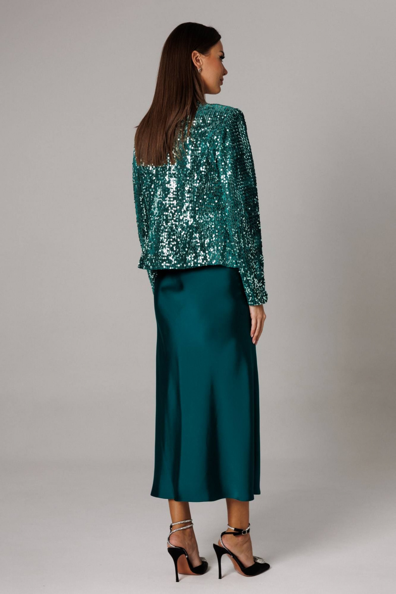 Плательный комплект Ларс Стиль 1158 изумрудный