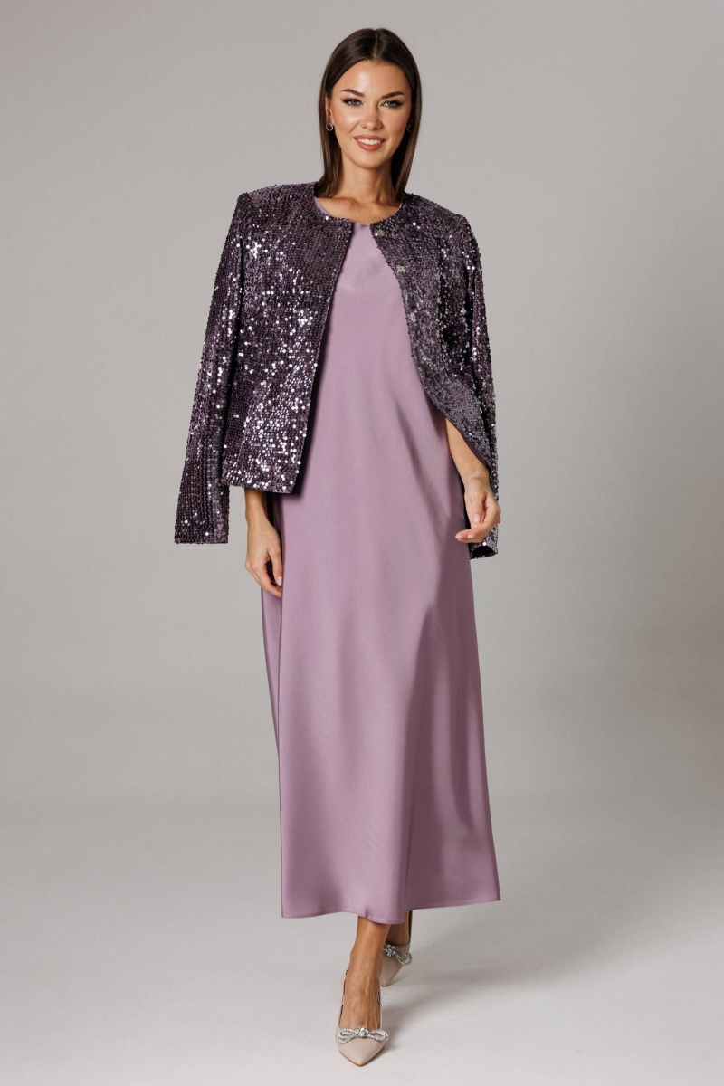 Плательный комплект Ларс Стиль 1154 лиловый