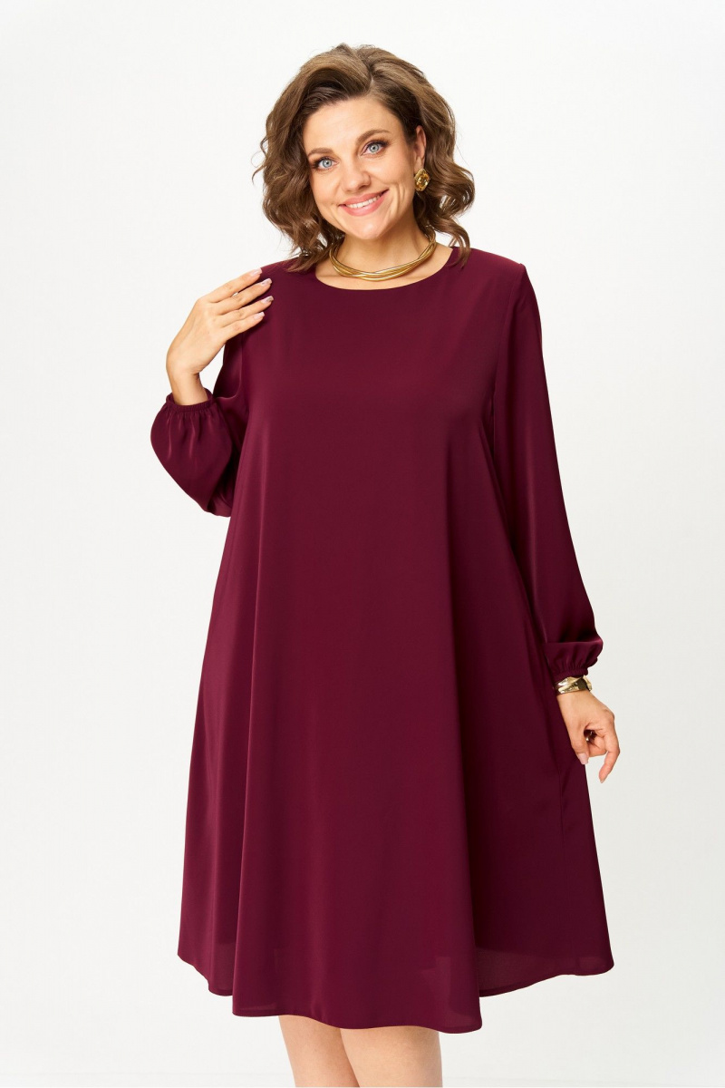Платья БАГРЯНИЦА 3173 бордовый
