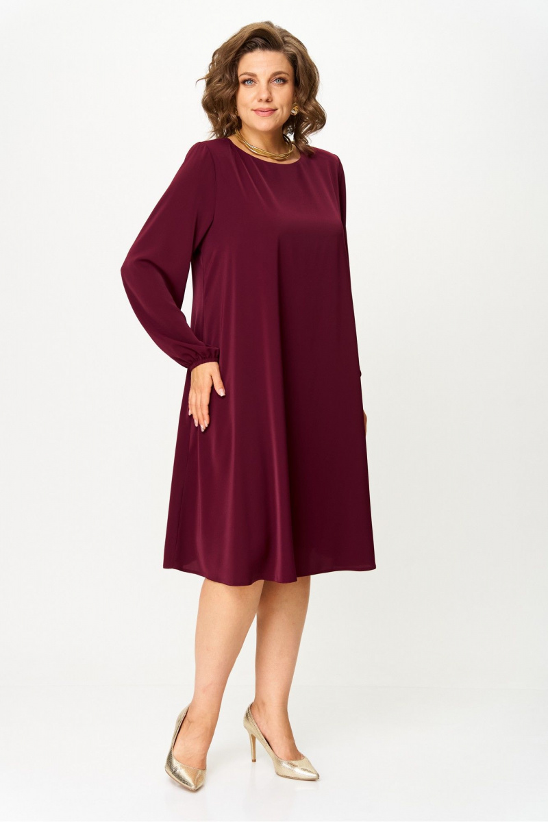 Платья БАГРЯНИЦА 3173 бордовый