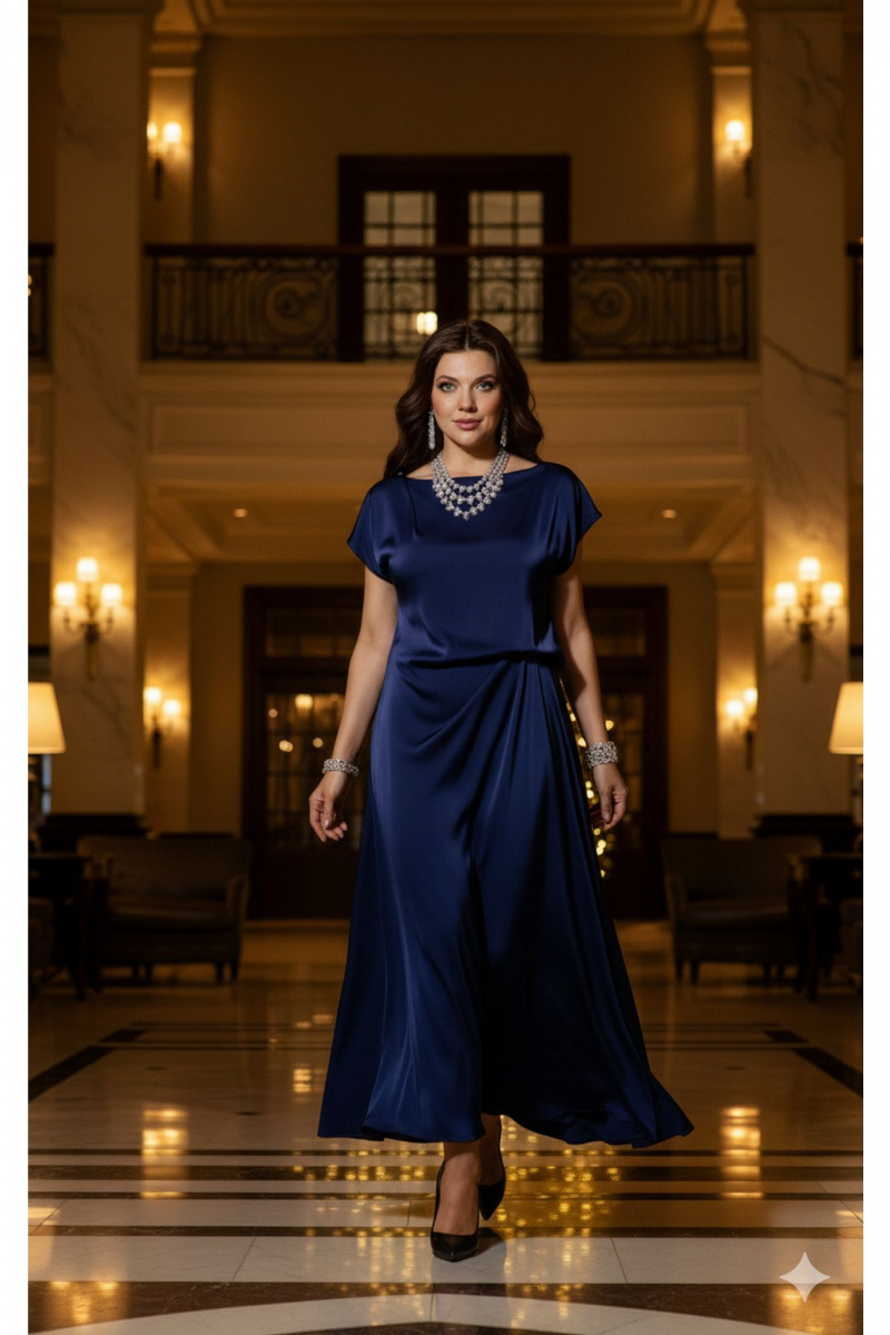 Платья Vittoria Queen 27643 темно-синий