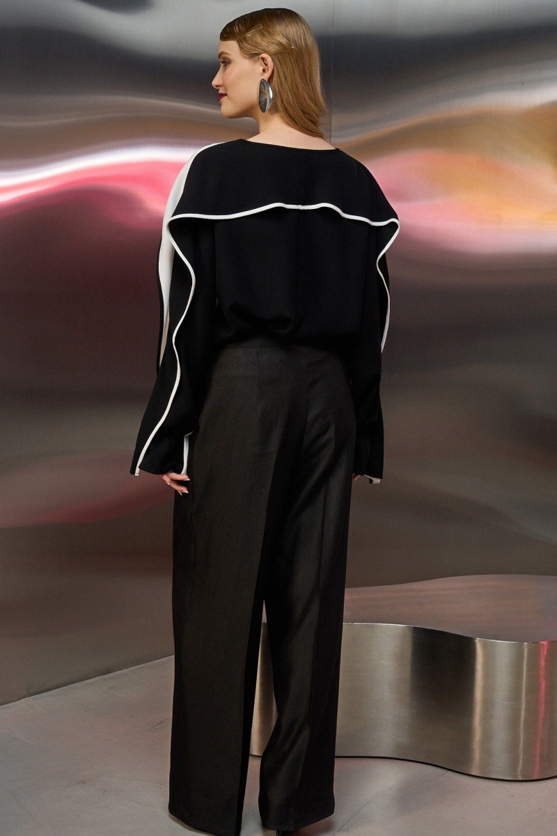 Блузы Lokka 1771 черный/белый