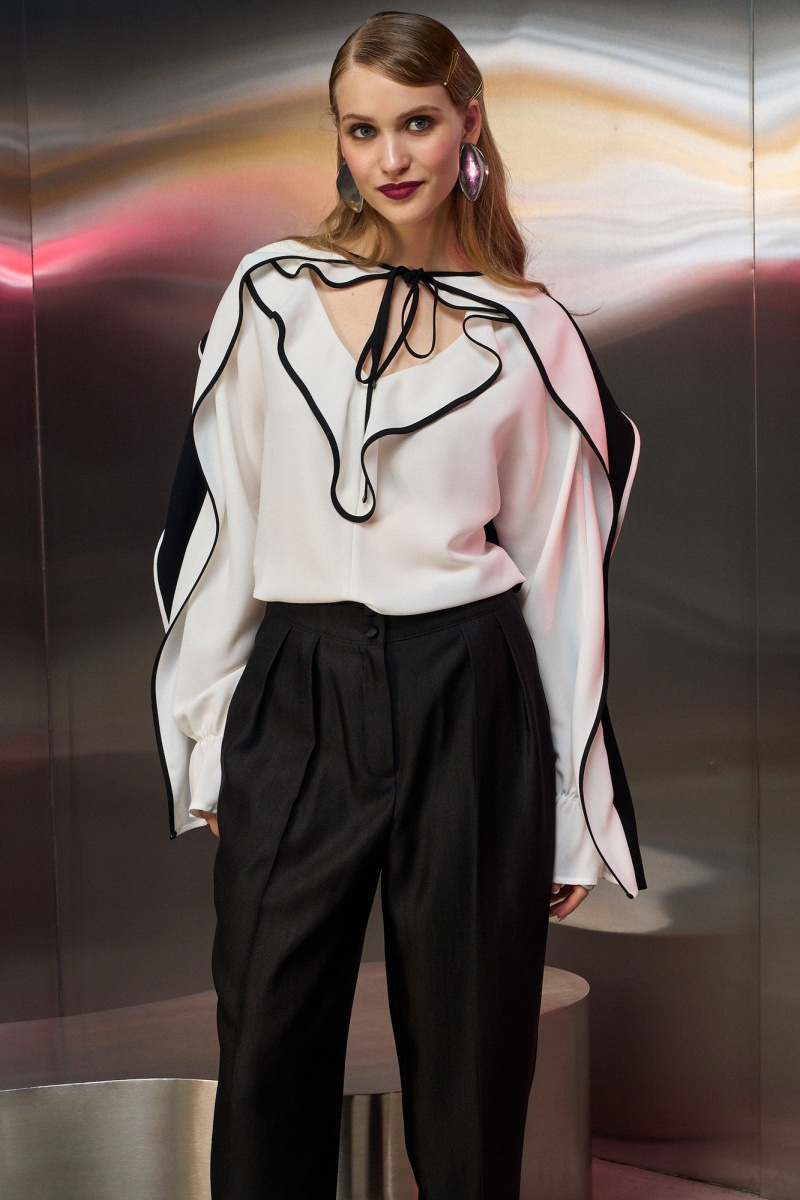 Блузы Lokka 1771 черный/белый