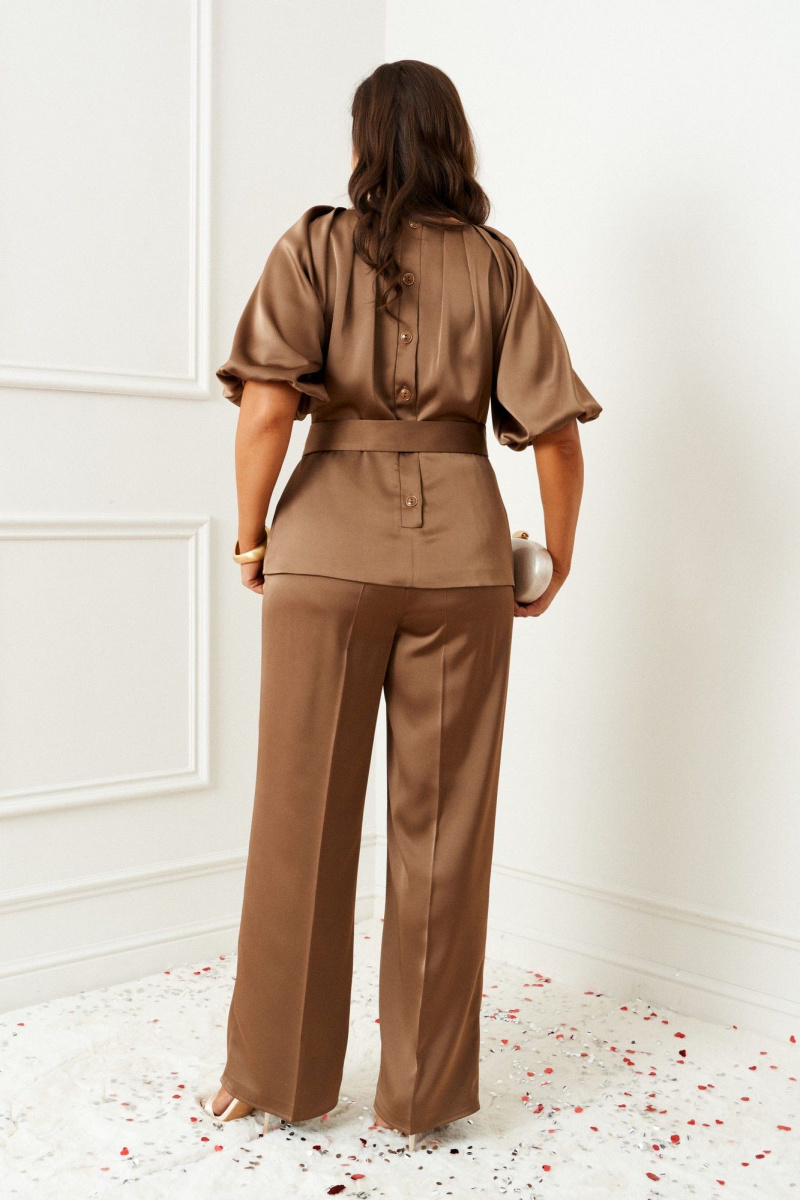 Брючный комплект Beautiful&Free 6381 золотистый