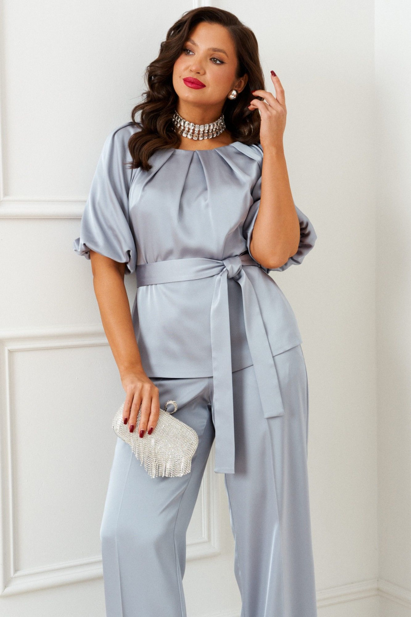 Брючный комплект Beautiful&Free 6381 стальной