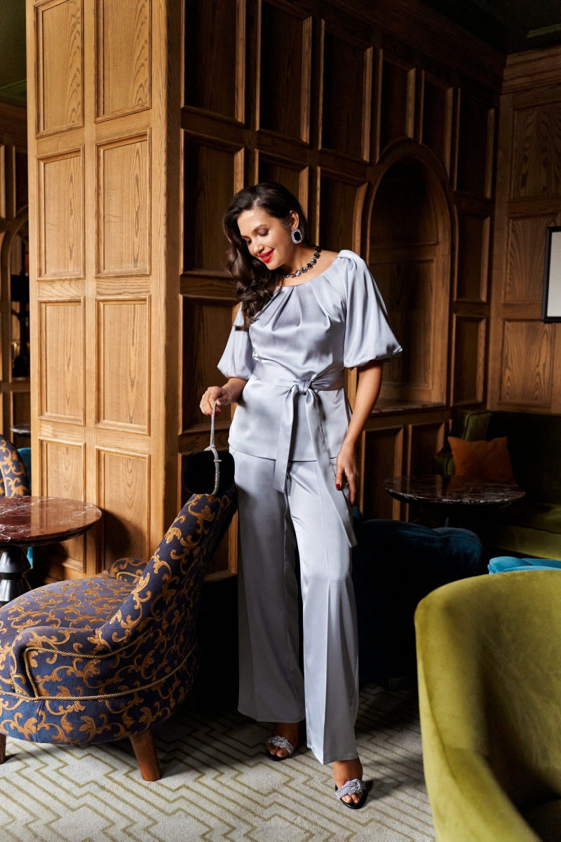 Брючный комплект Beautiful&Free 6381 стальной