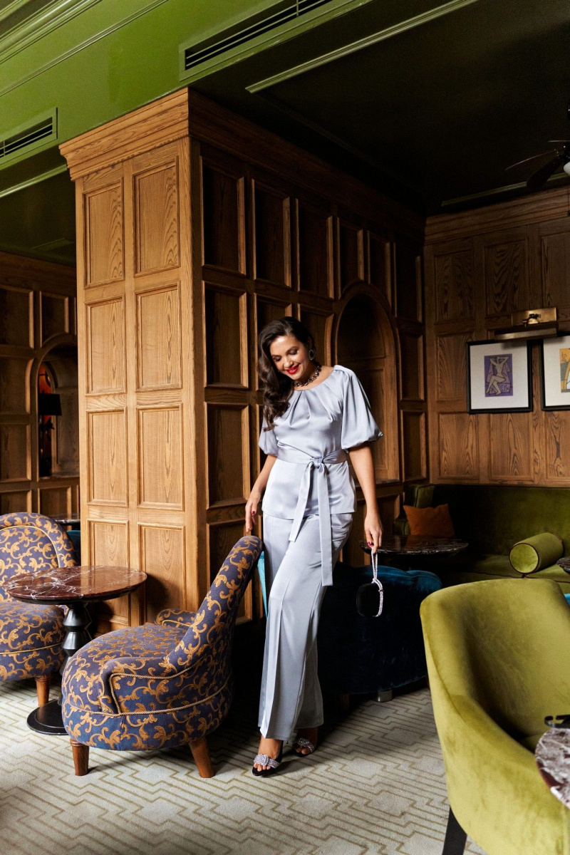 Брючный комплект Beautiful&Free 6381 стальной