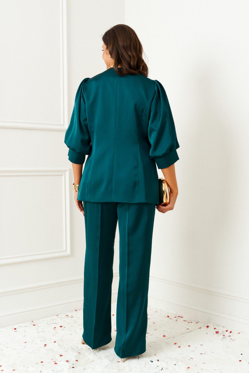 Брючный костюм Beautiful&Free 6382 изумруд