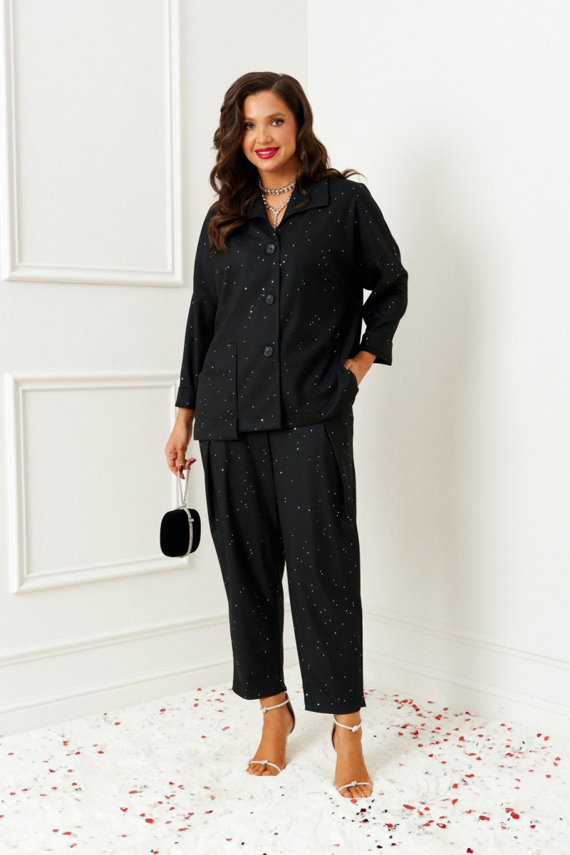 Брючный комплект Beautiful&Free 6393 черный