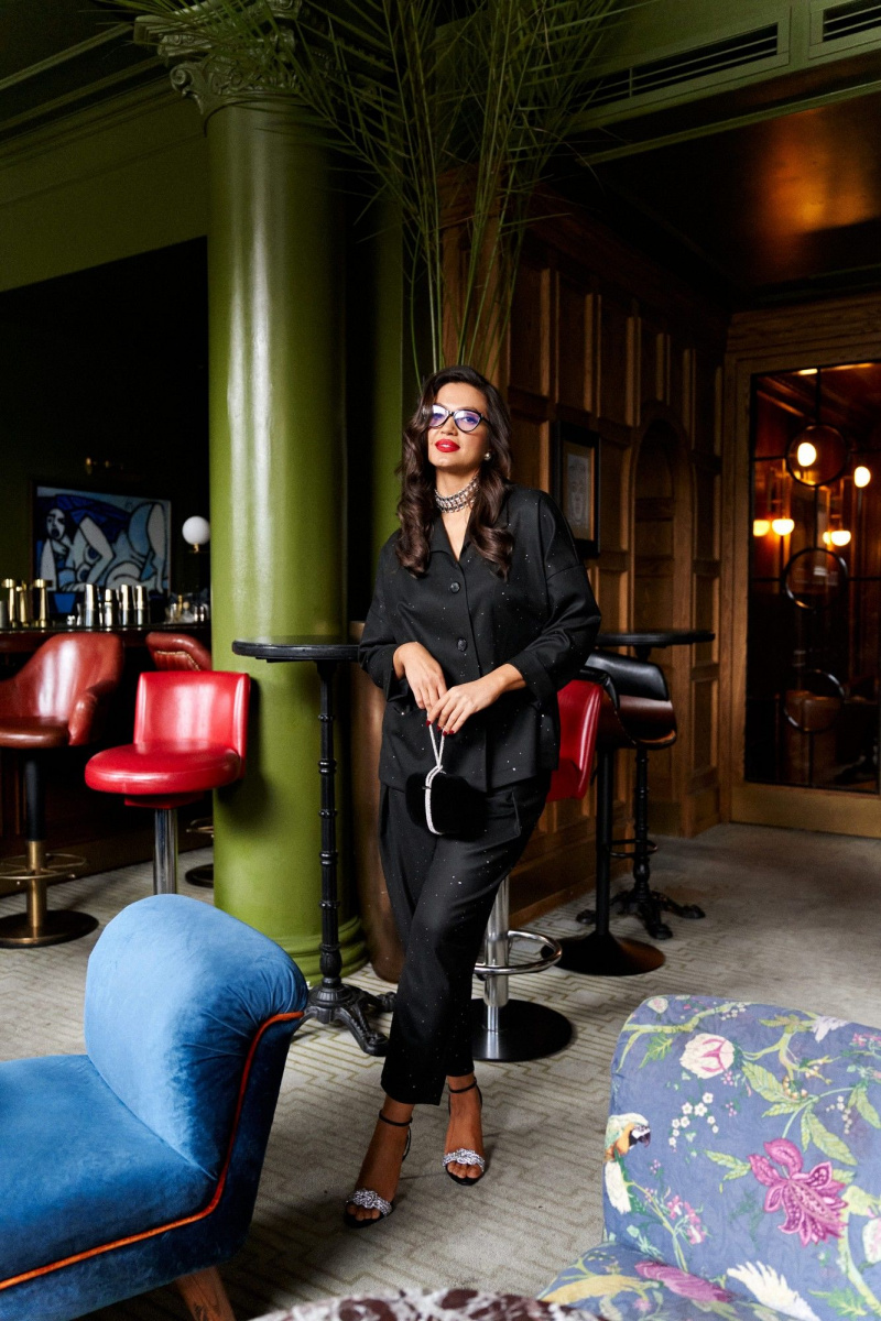 Брючный комплект Beautiful&Free 6393 черный