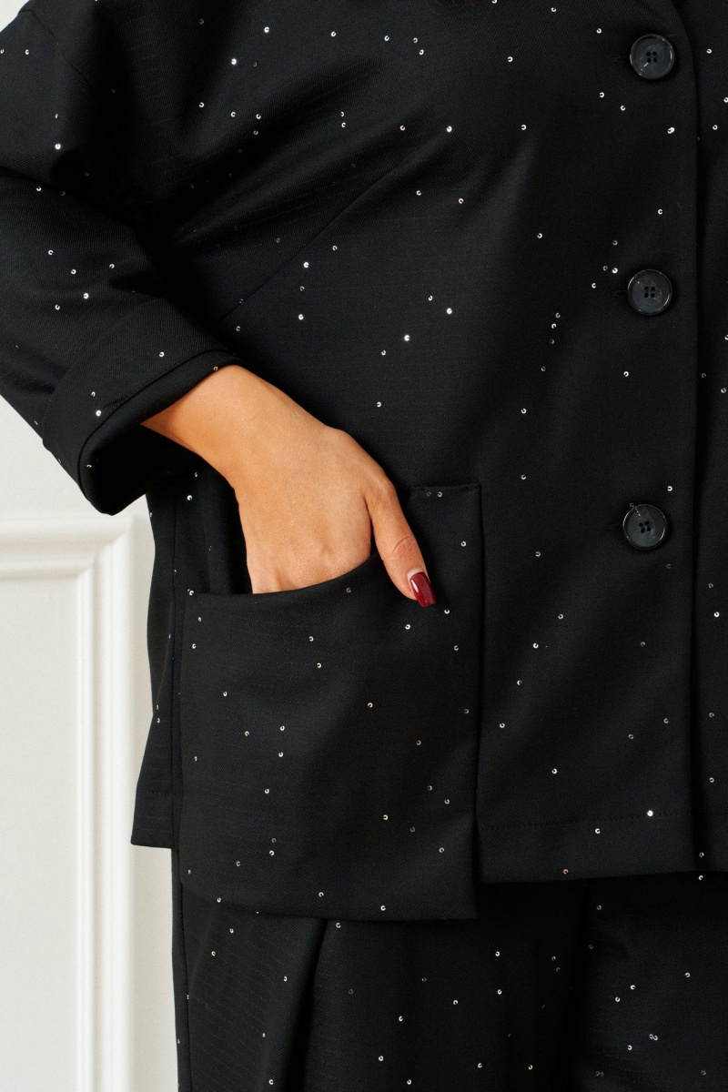 Брючный комплект Beautiful&Free 6393 черный