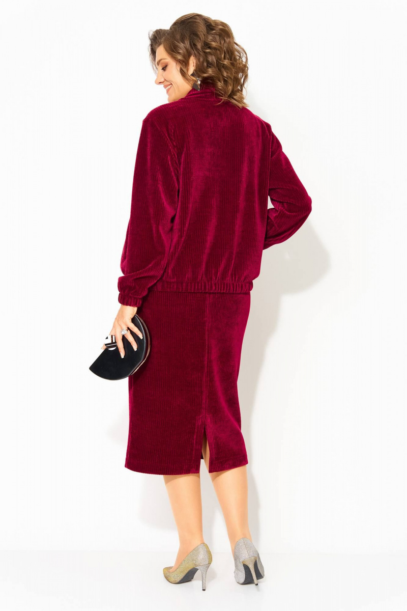 Юбочный комплект Liliana 1487 винный