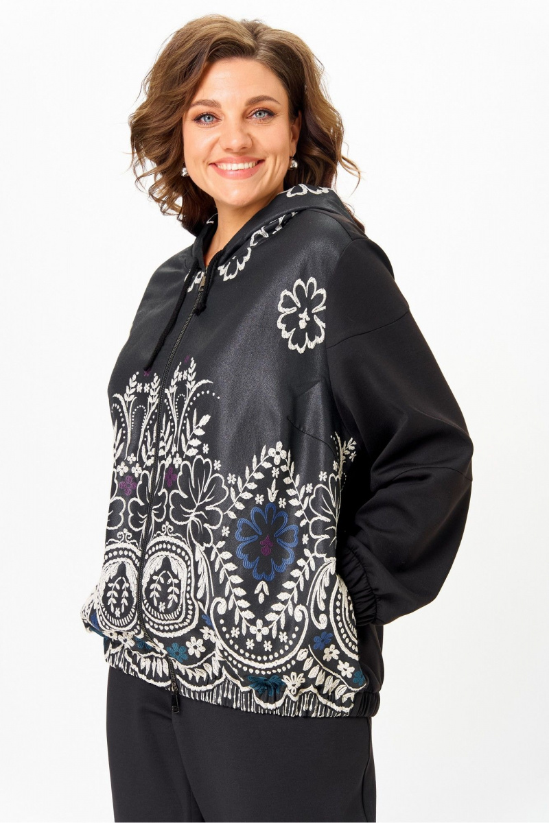 Костюмы Solomeya Lux 946/449А черный_черный_с_вышивкой