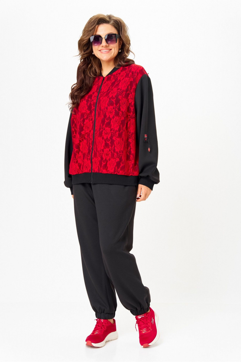 Костюмы Solomeya Lux 946/449В черный_с_красным