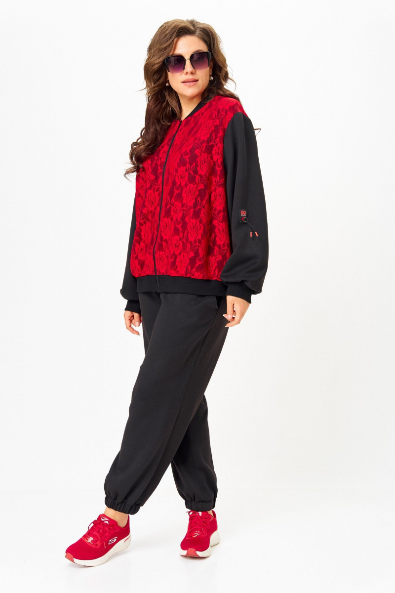 Костюмы Solomeya Lux 946/449В черный_с_красным