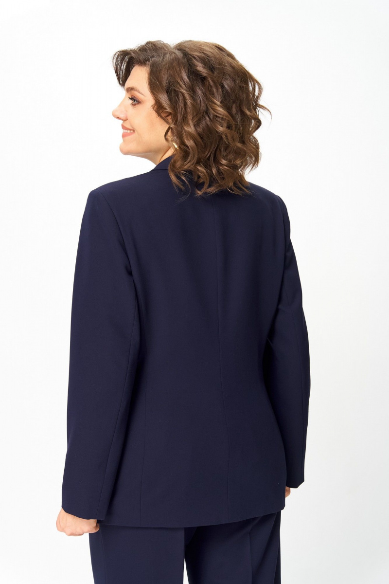 Брючный костюм ANASTASIA MAK 1277 синий