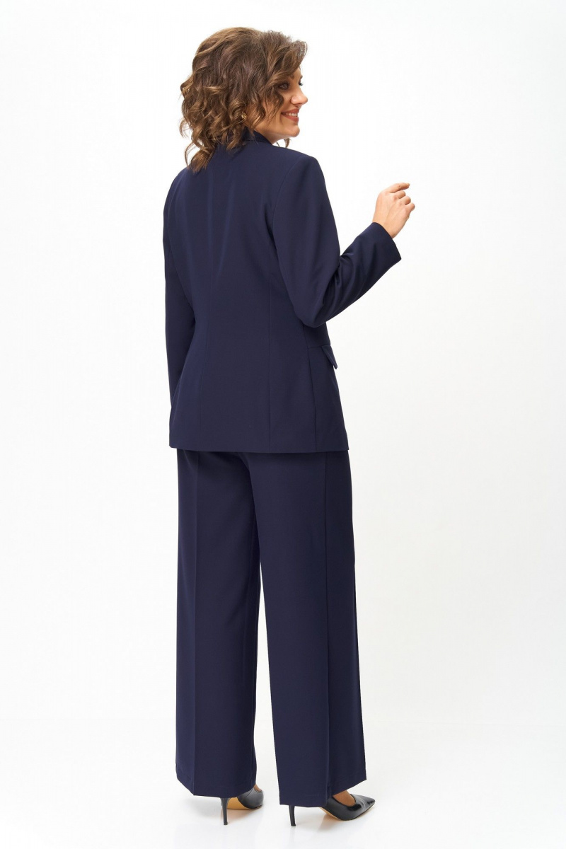 Брючный костюм ANASTASIA MAK 1277 синий