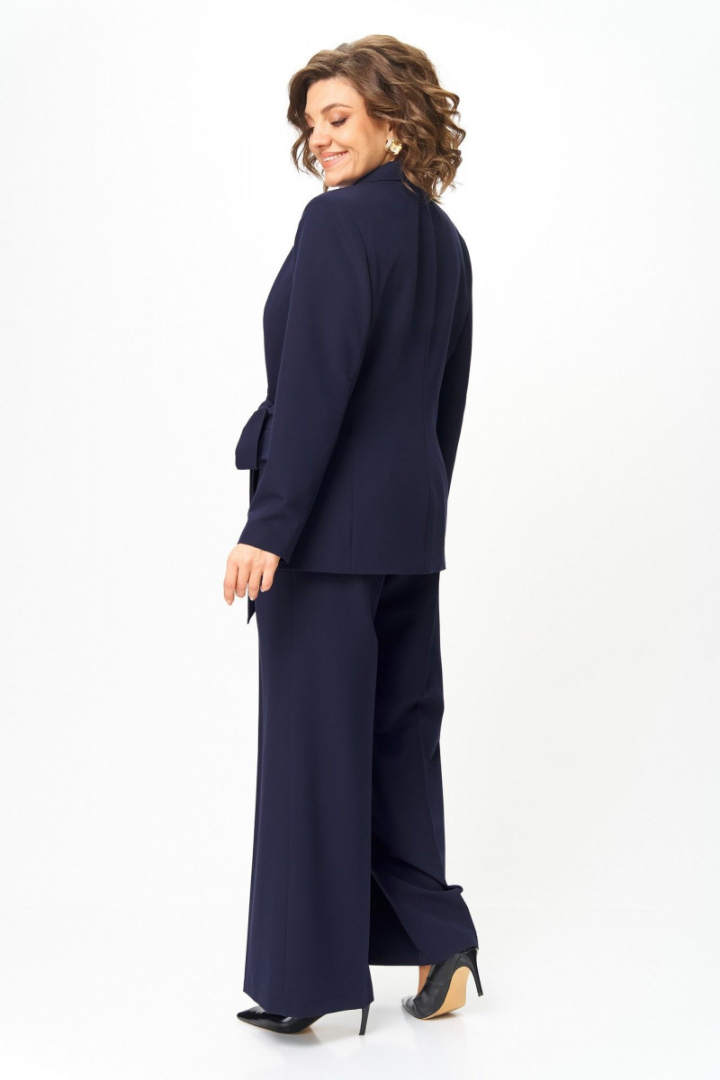 Брючный костюм ANASTASIA MAK 1277 синий