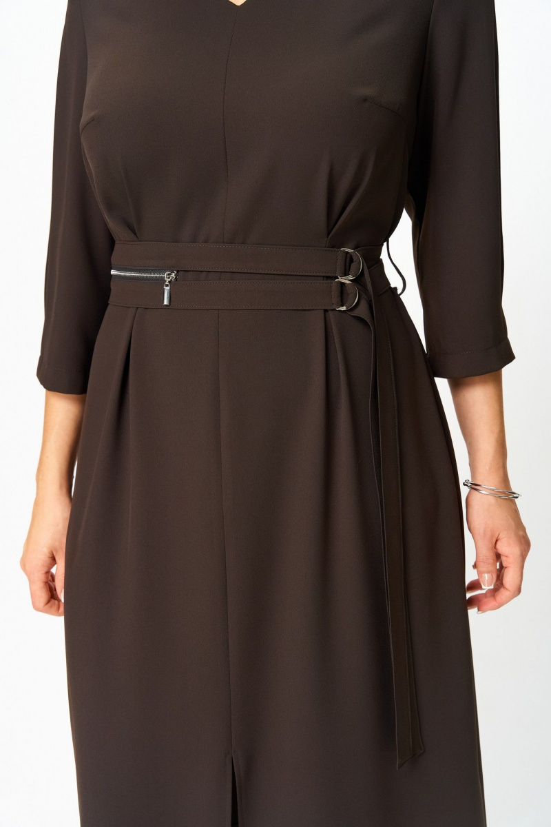 Платья ANASTASIA MAK 1294 коричневый